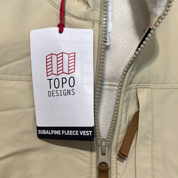NWT Topo Designs Subalpine Fleece Vest Women’s - Picture 2 of 6